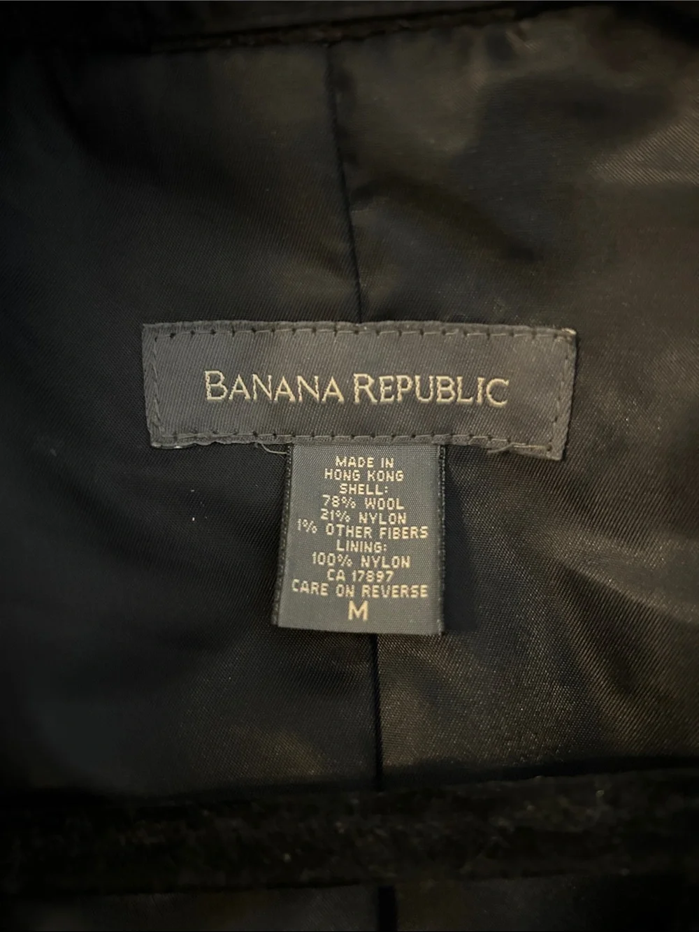 Banana Republic outerwear missing